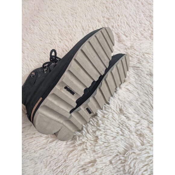 Sorel Sneakchic Alpine Holiday Shearling Waterproof Cold-Weather Boots, Size 7.5 - Picture 9 of 13